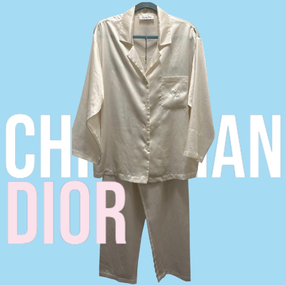Christian Dior Vintage Silky Pajama Set ⚜️